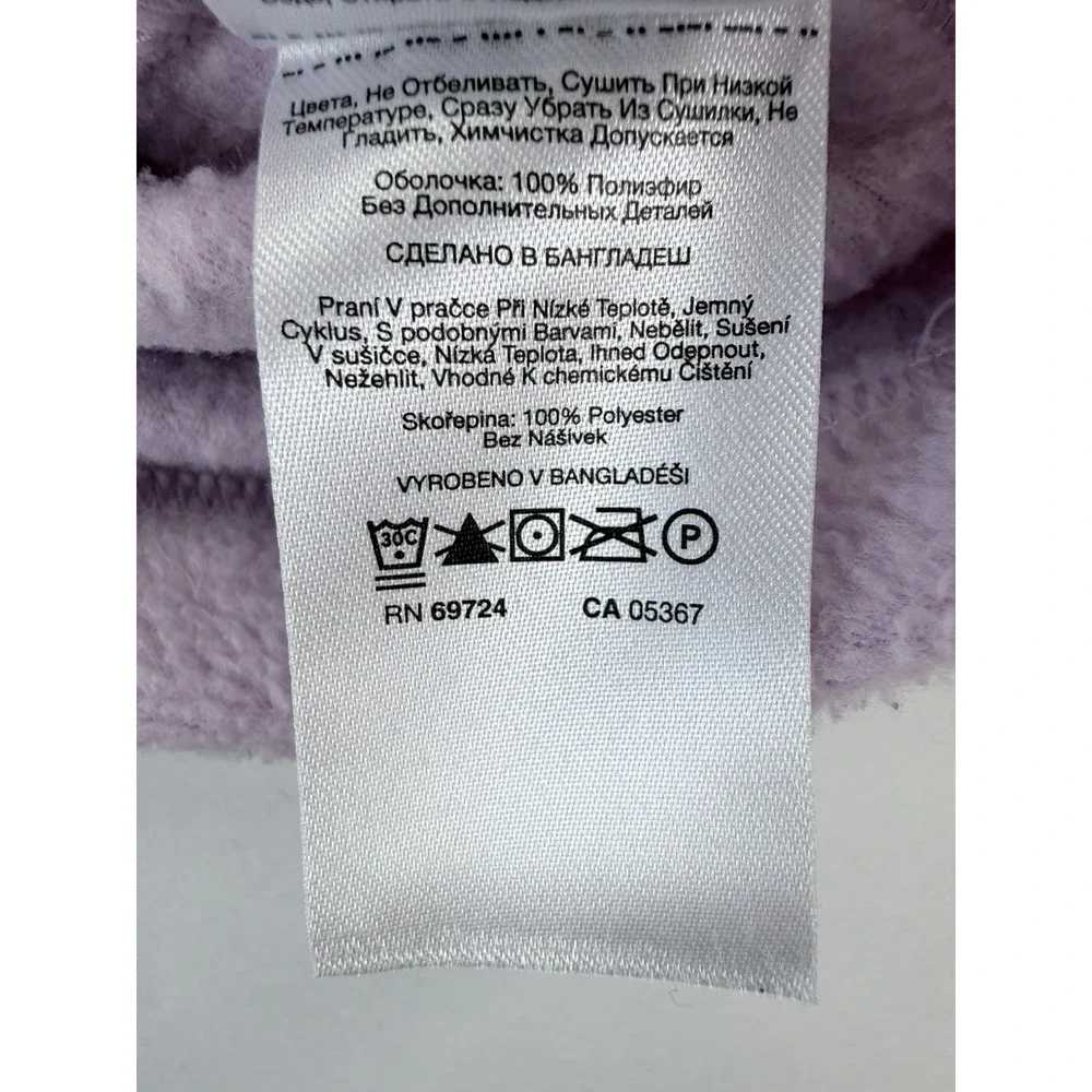 Columbia Kids Jacket S 8 Fleece Pullover Pink Purple Colorblock Snap Neck Girls